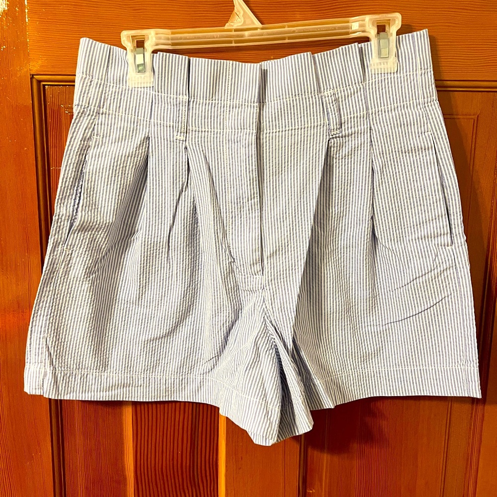 Striped Blue Women's Shorts